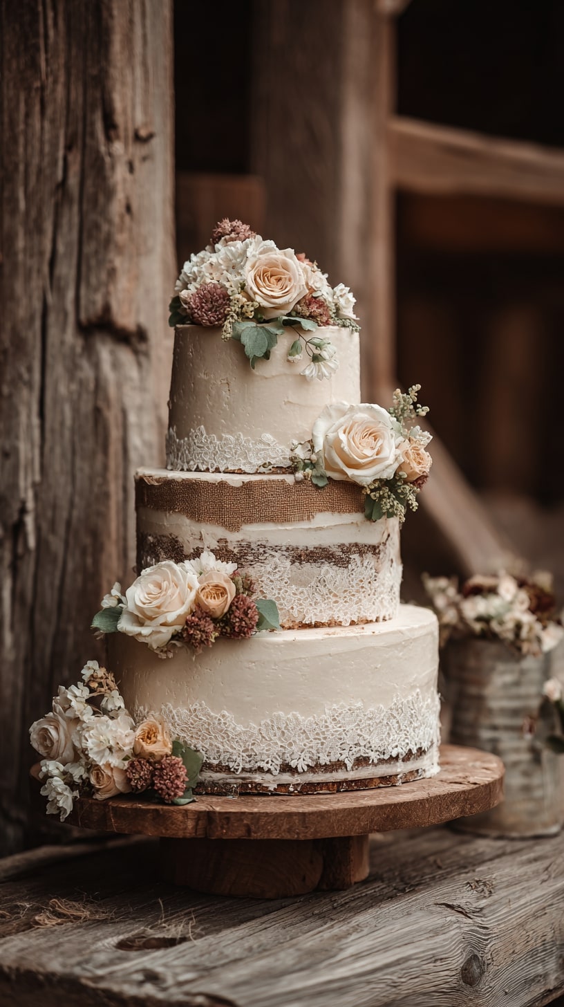 Simple vanilla cake with fresh seasonal fruit topping