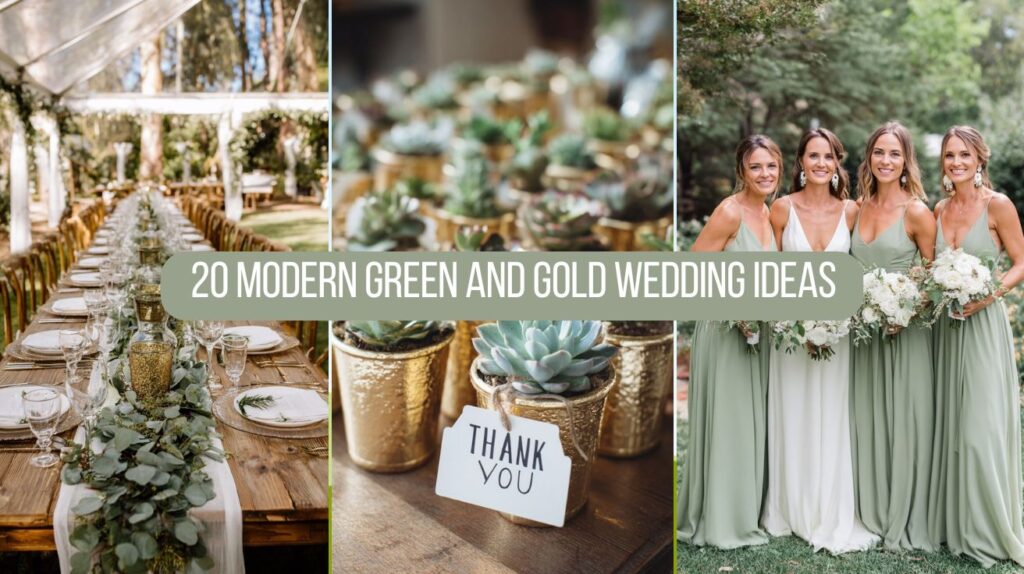 Green And Gold Wedding Ideas