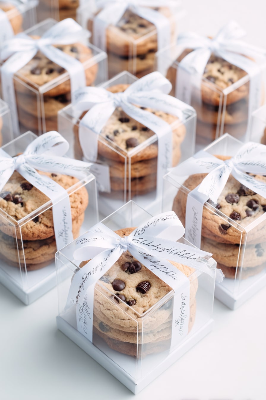 10. Box Chocolate Chip Cookies for a Playful, Take-Home Treat