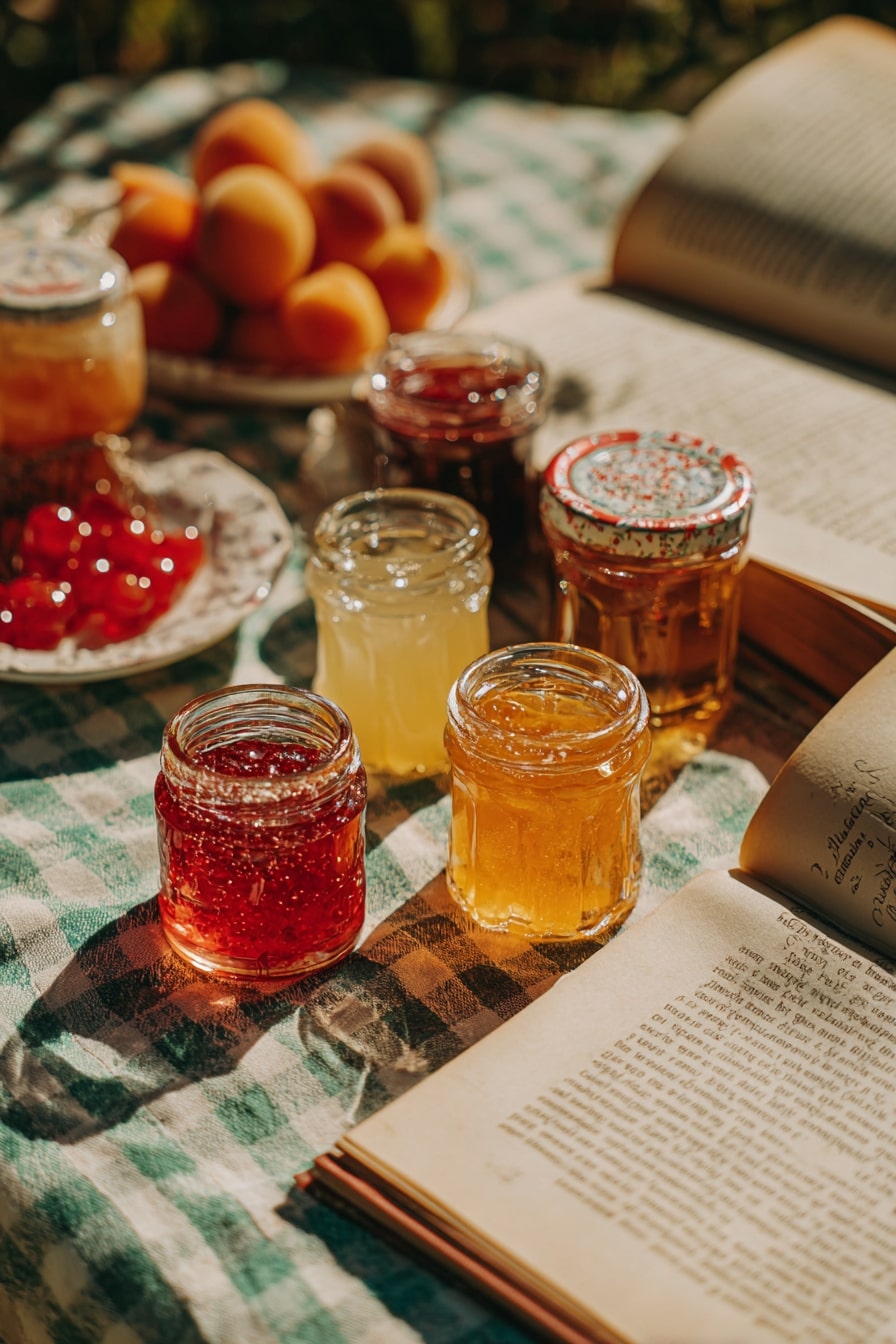 8. Offer Mini Jars of Jam for a Sweet, Seasonal Touch