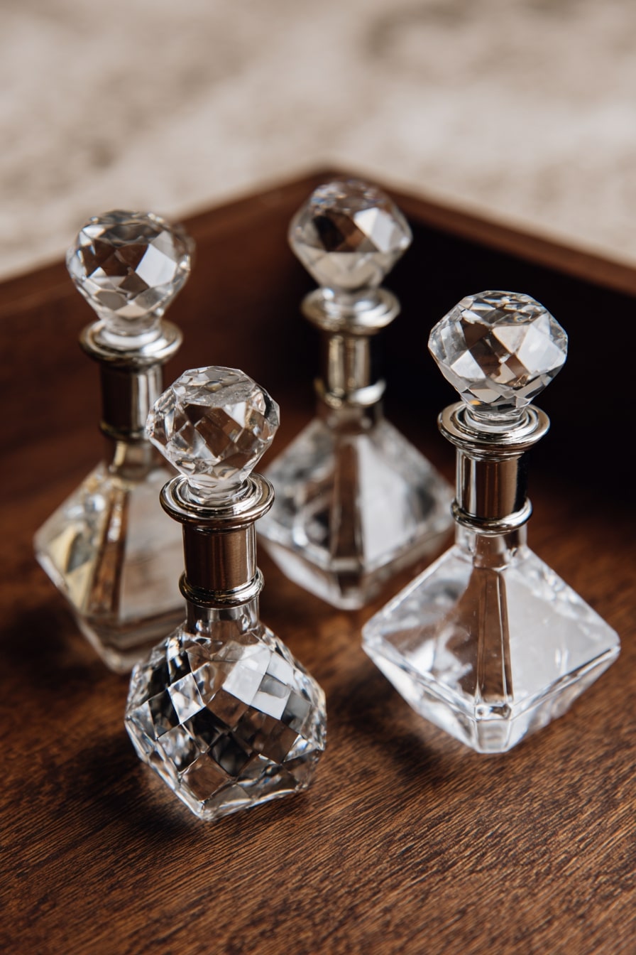 9. Present Crystal Perfume Bottles for a Glamorous Keepsake