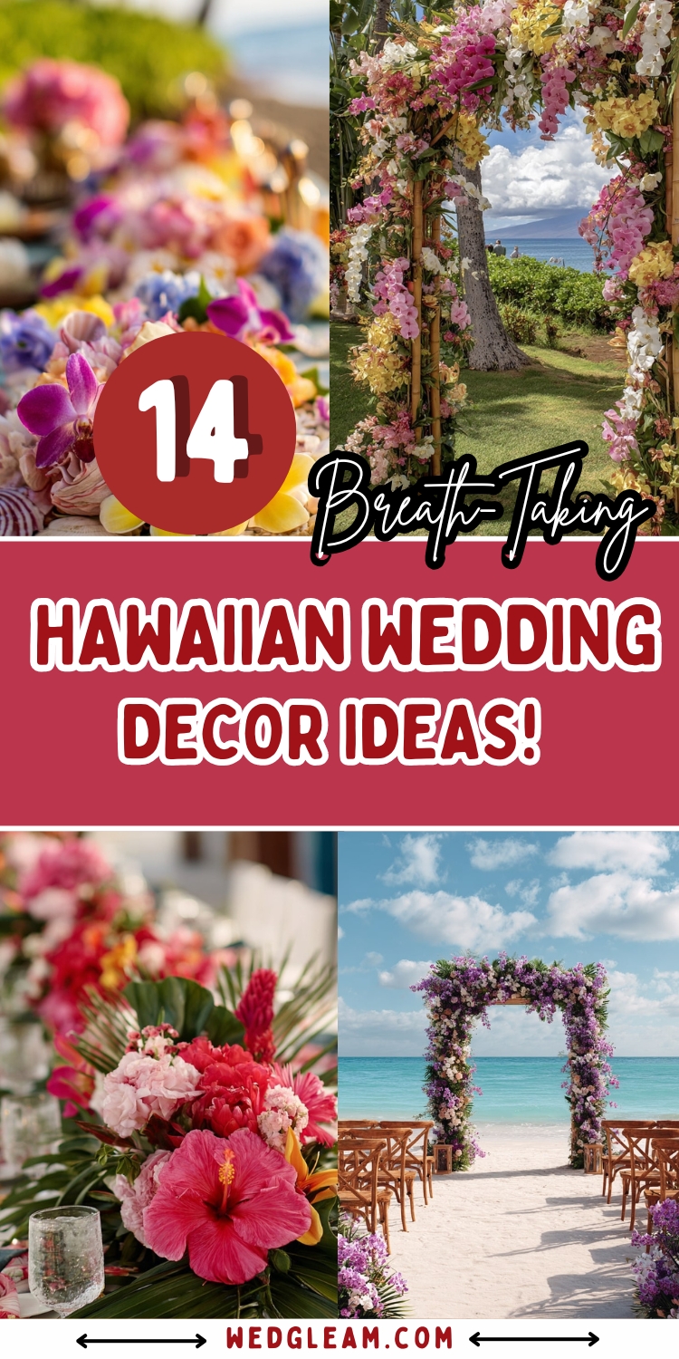 14 Breath-Taking Hawaiian Wedding Decor Ideas