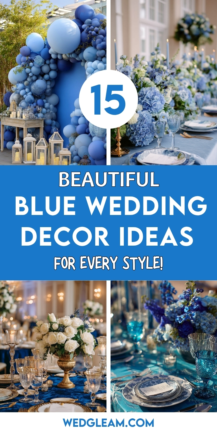 15 Beautiful Blue Wedding Decor Ideas