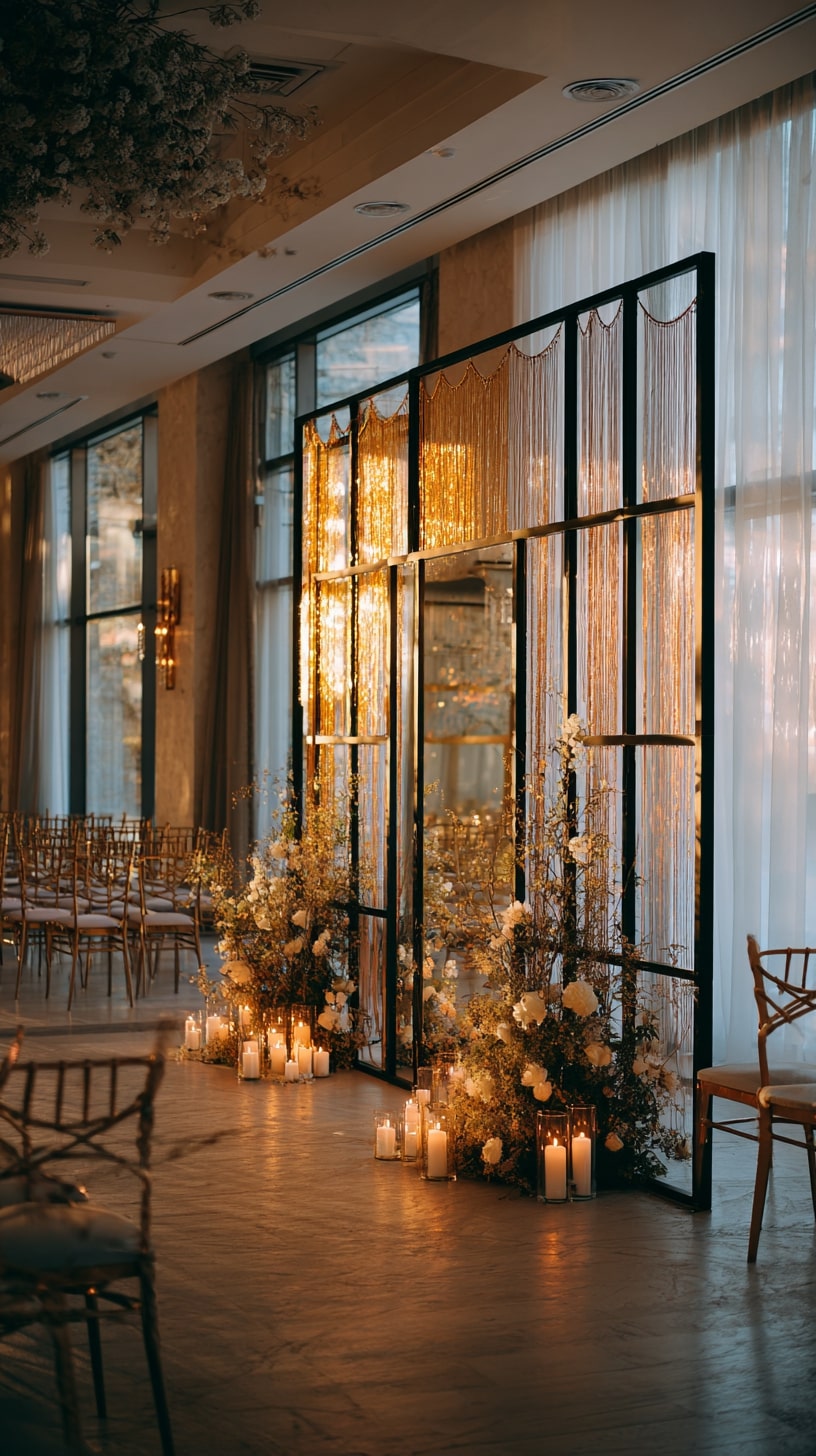 Beaded curtain room dividers