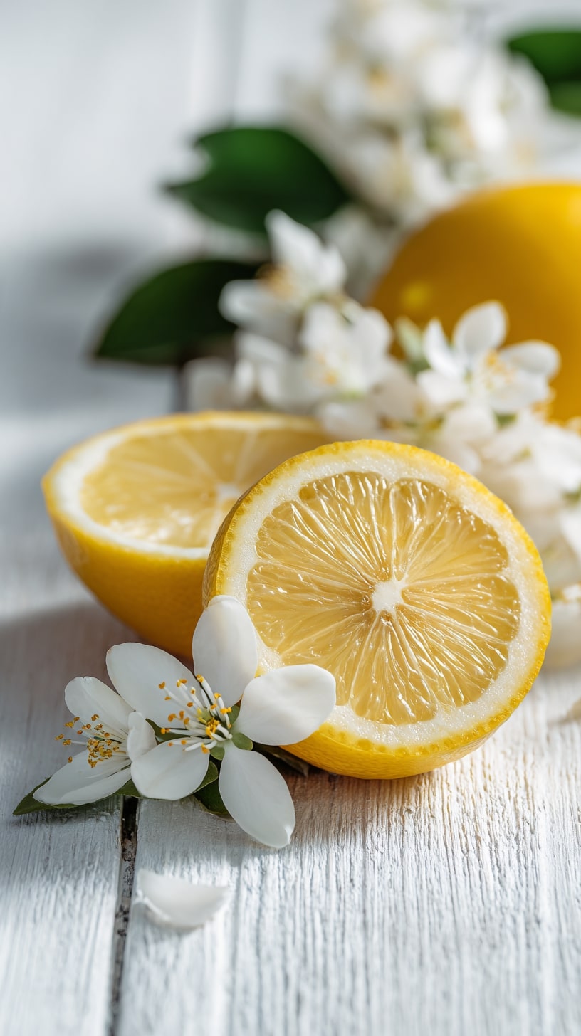 Lemon slice coasters