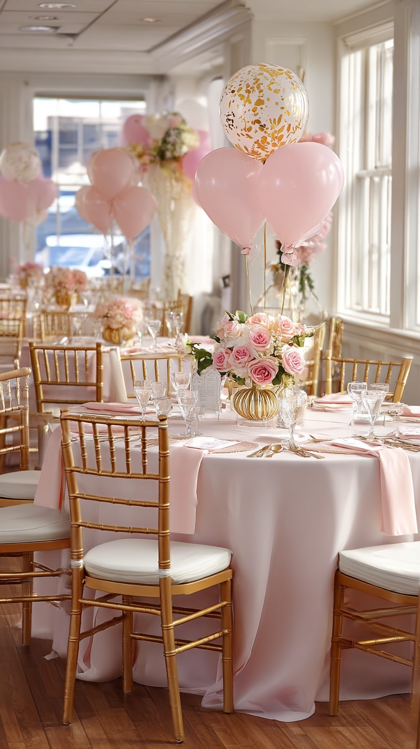 Soft Pink Linen Tablecloths