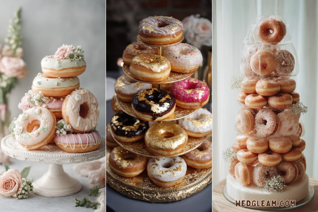 11 Stylish Donut Wedding Cake Ideas That Stand Out 11 Stylish Donut Wedding Cake Ideas
