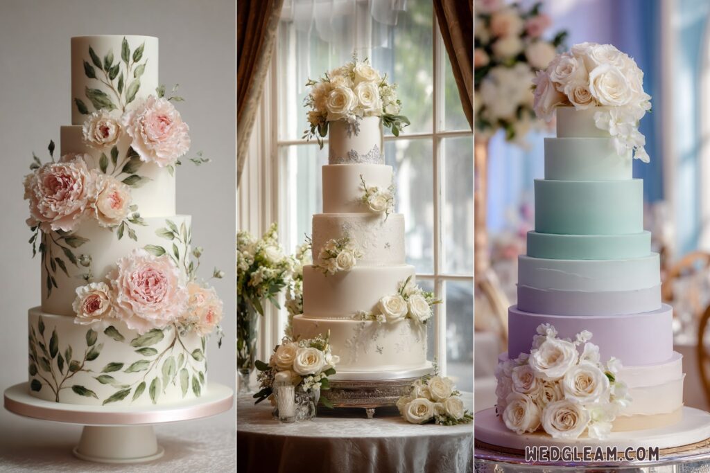 15 Elegant 4-Tier Wedding Cake Ideas