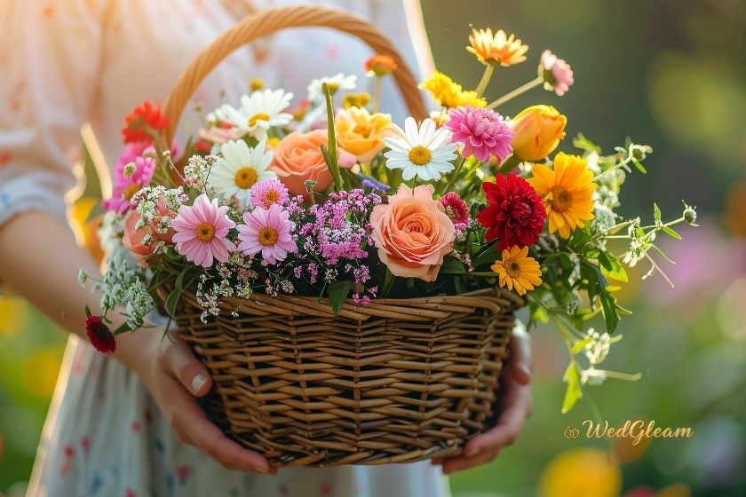 how to choose a flower girl basket