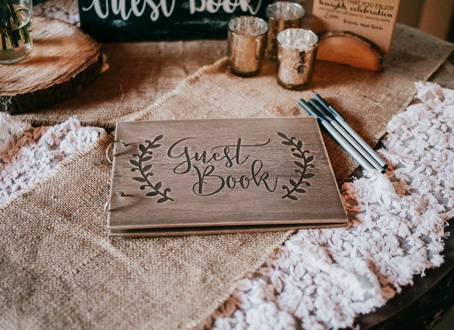 how to choose a wedding guest book