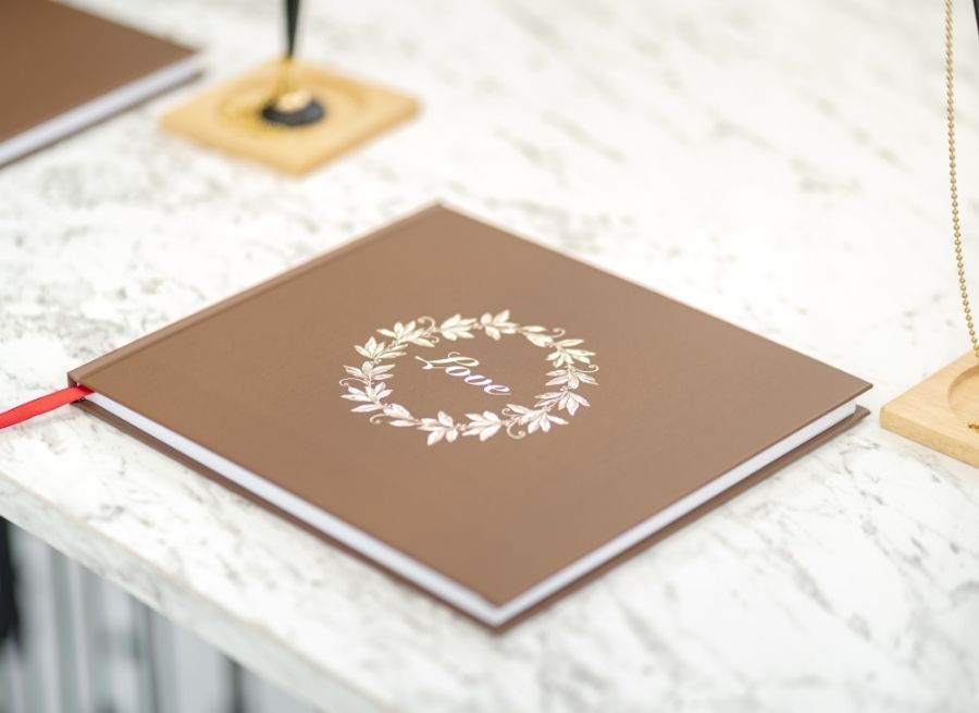 types of wedding guest books