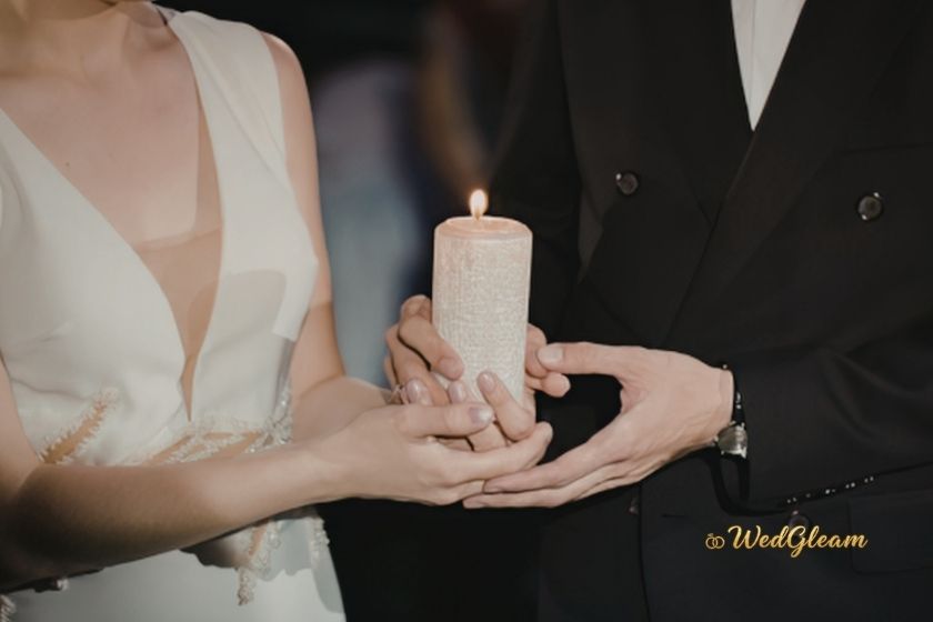 types of wedding unity candles