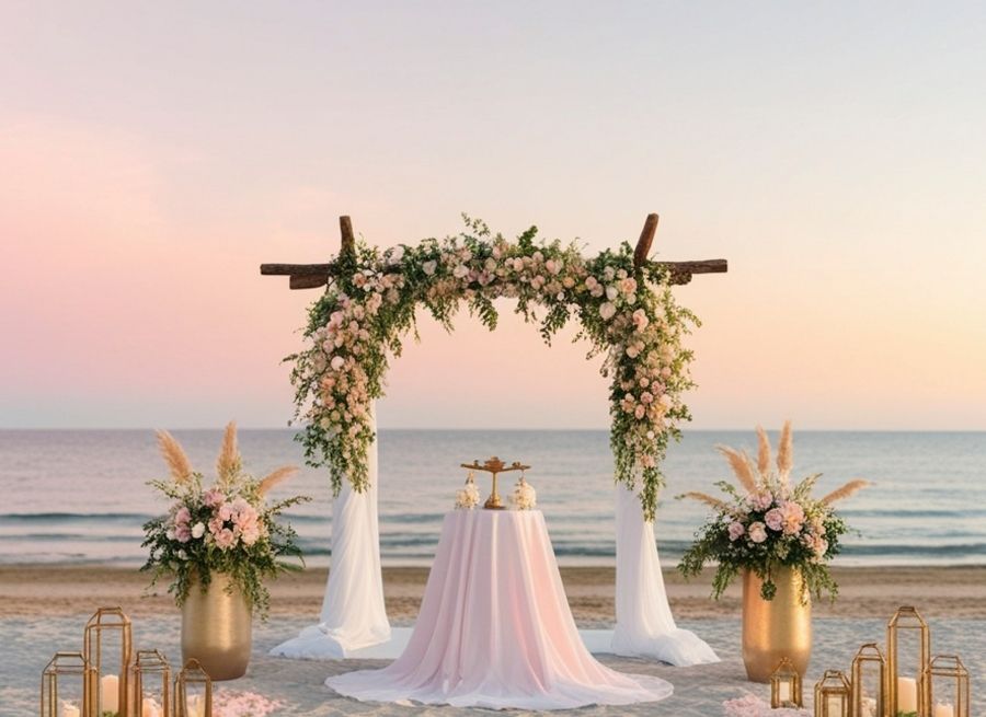 wedding arch materials compared