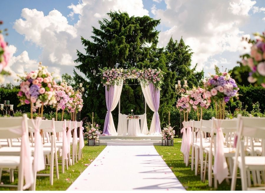 wedding arch materials compared